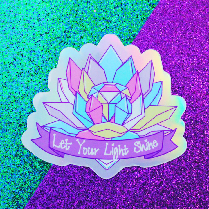 pretty holographic heymezzy sticker