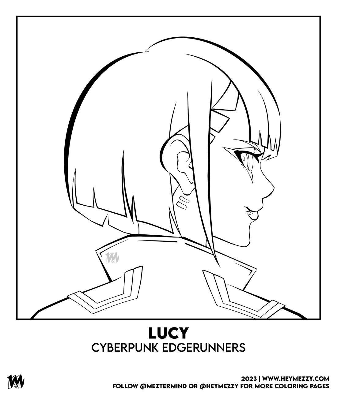 Lucy Coloring Page