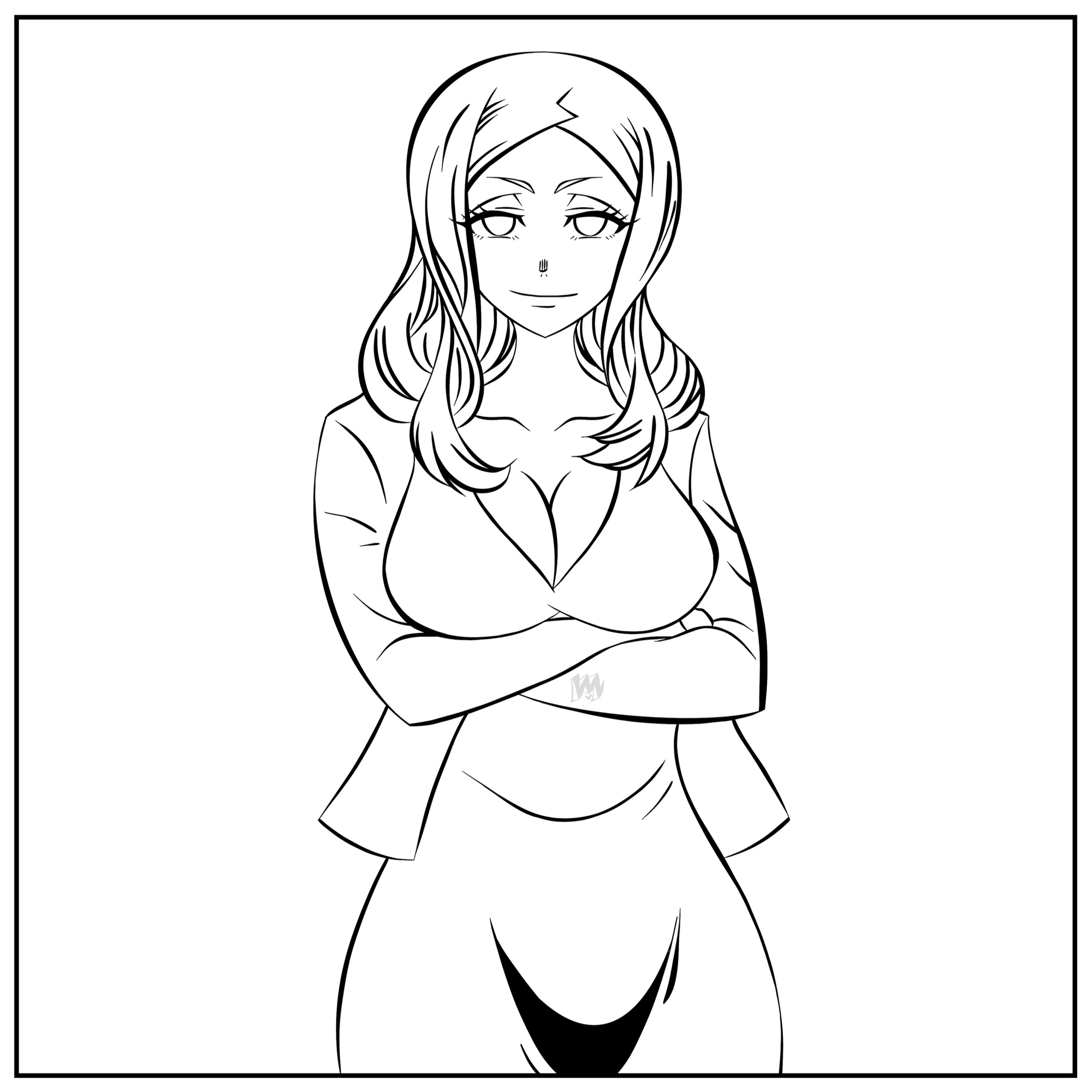 Hibana Coloring Page